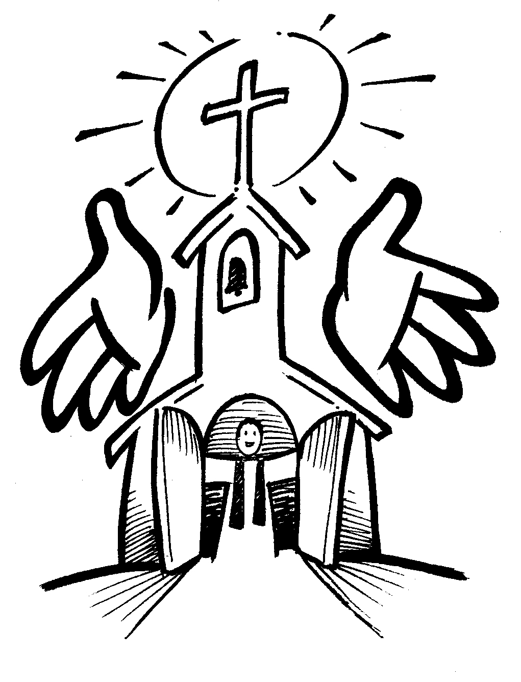 Resultado de imagen para dibujo de predicador catolico